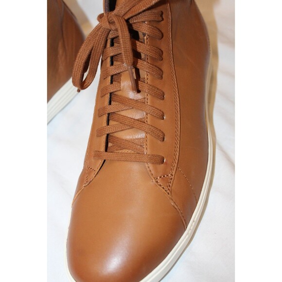 Cole Haan Grand Crosscourt II High Top Sneakers Men 10 British Tan Leather NWOB main image 4